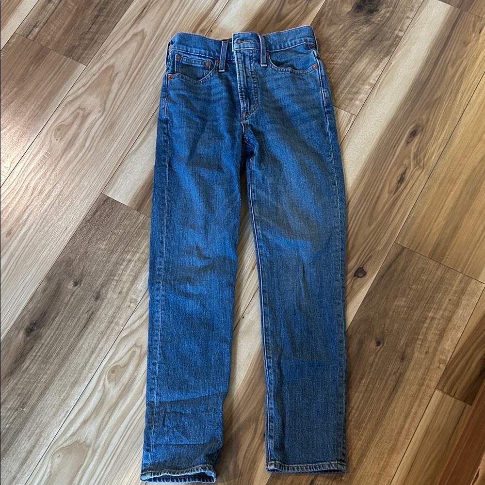 Madewell Women's Straight Leg Blue Jeans